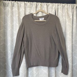 Classic Gray Women's Fuzzy Sweater